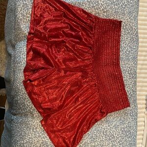 Shiny Red Shorts